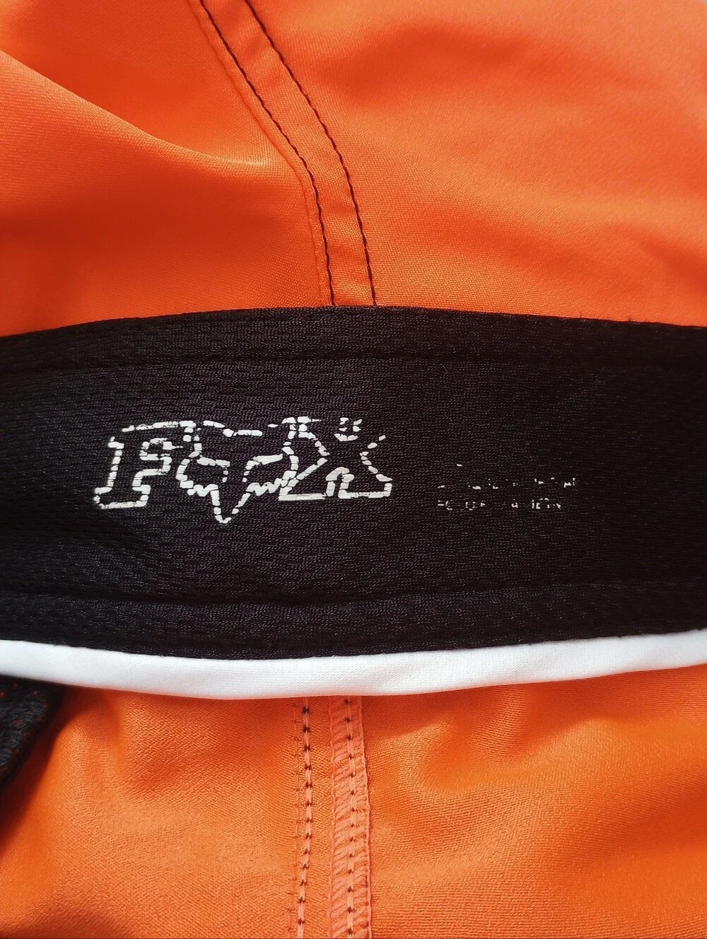 FOX Orange And Black Swim Trunks